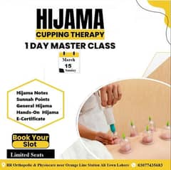 Learn Hijama/Cupping at low rates