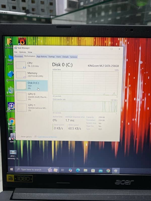 Core i7-10th Gen With Graphic Card 6