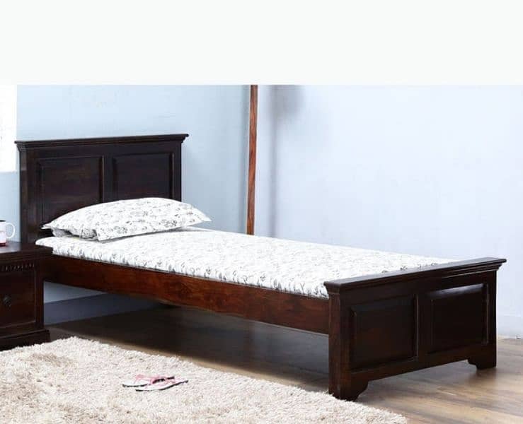 Single wooden bed | Bed Set 2