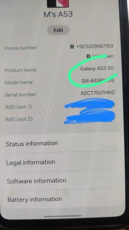 Samsung A53 5G PTA Approved 6