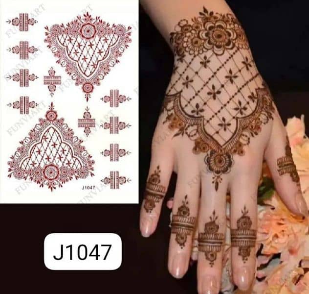 Mehndi Cone l Stickers l Fashion l Free Delivery l 0323-4536375 4