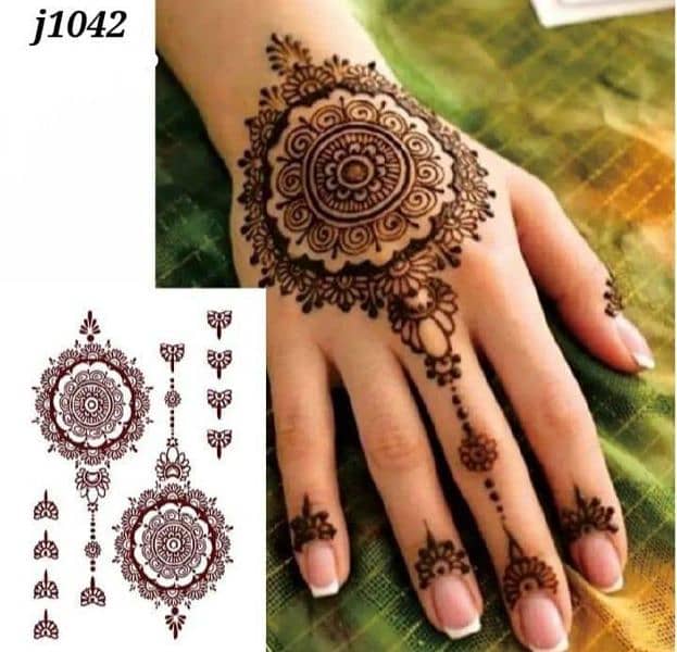 Mehndi Cone l Stickers l Fashion l Free Delivery l 0323-4536375 7