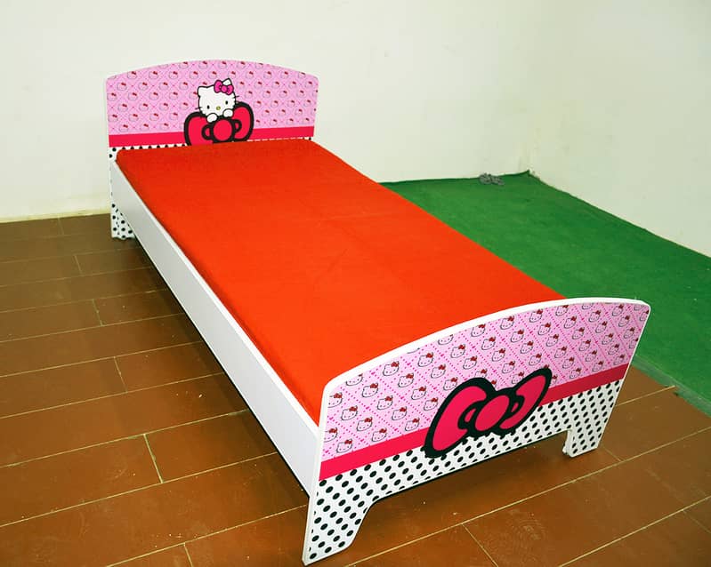 Hello Kitty Single Bed for Girls, New Style Kids Beds By Furnisho 1