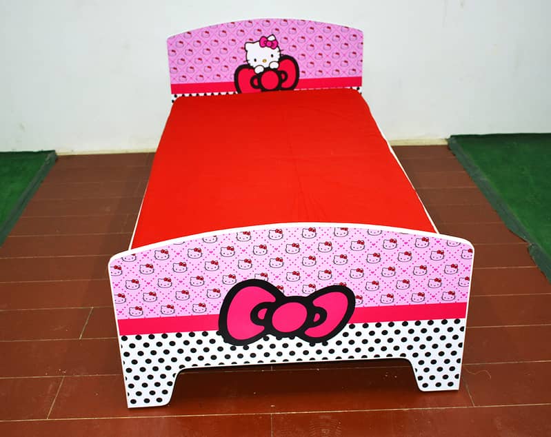 Hello Kitty Single Bed for Girls, New Style Kids Beds By Furnisho 2