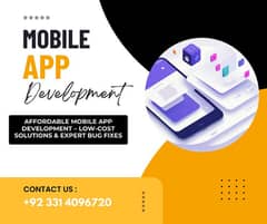 Budget Mobile App Solutions: Bug Fixes, Free Consult. Dial 03314096720