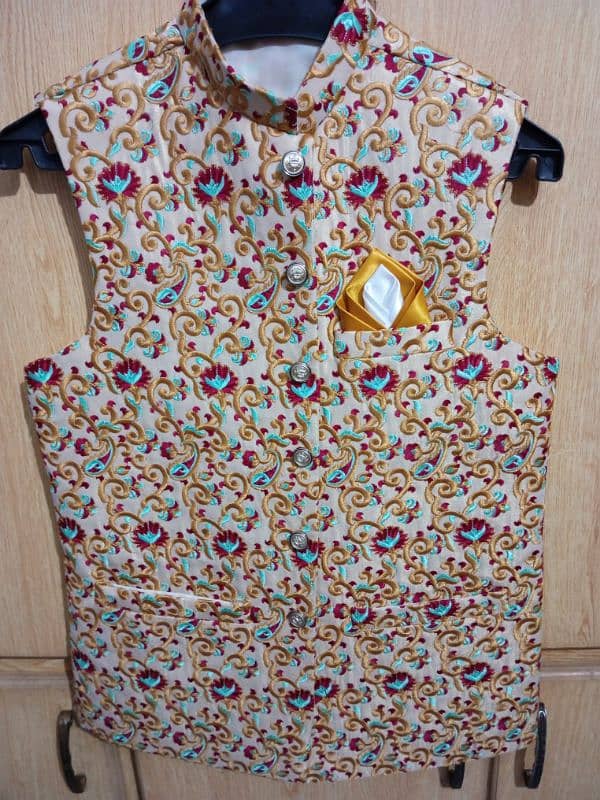 Men's mehndi waistcoat 0