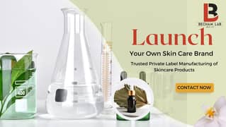 All type of Skin Care product Manufacturing is available