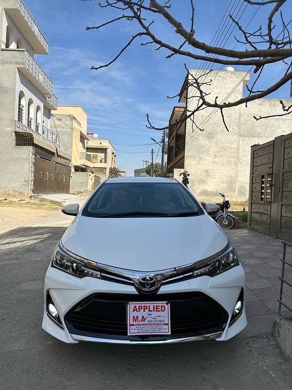 Toyota Corolla Altis 2022 islamabad registered 5