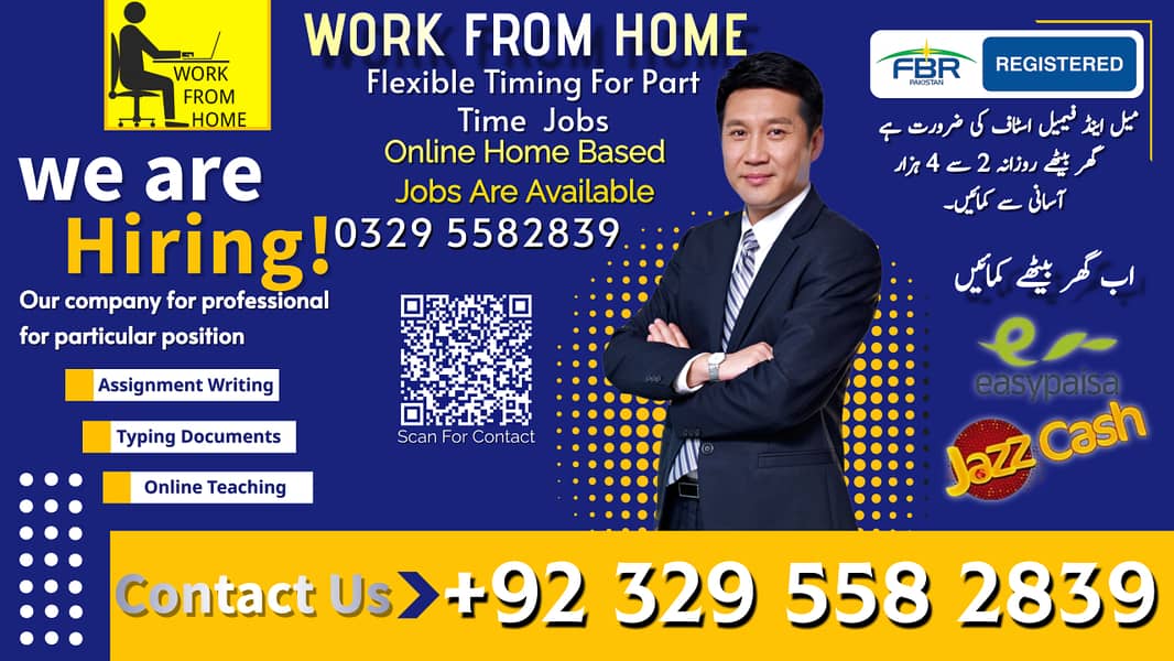 Assignment Job / Part Time Full Time Job / Job for male and female 0