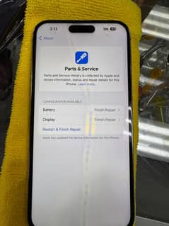 iPhone 14 pro max 128gb lla jv screen damg bettry change back crack