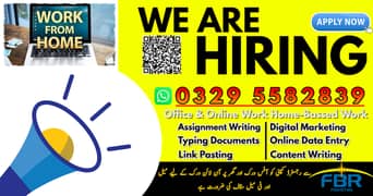 Assignment Job / Part Time Full Time Job / Job for male and female