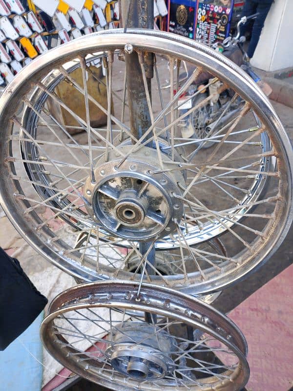 second hand Complete wheel CD 70CC 1