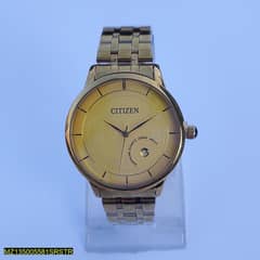 Citizen watch in gold colour