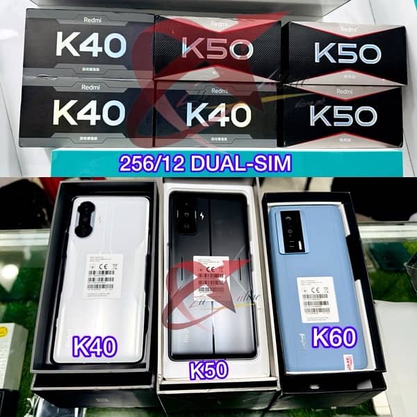 Redmi K40 K50 K60 256/12+3 5G 100% Original Box Pack Official Approved 3