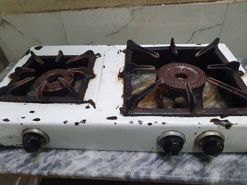 Gas Stove with 2 burner 1