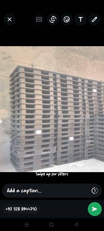 Woden n plastic pallet available every size 4