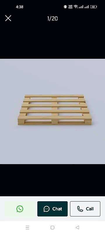 Woden n plastic pallet available every size 5