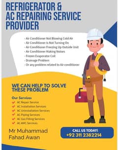 AC Technician/Ac repair & services/Ac Maintenance/All services karachi