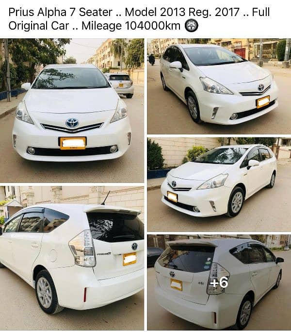 Toyota Prius Alpha 7 seater   2013/17 2