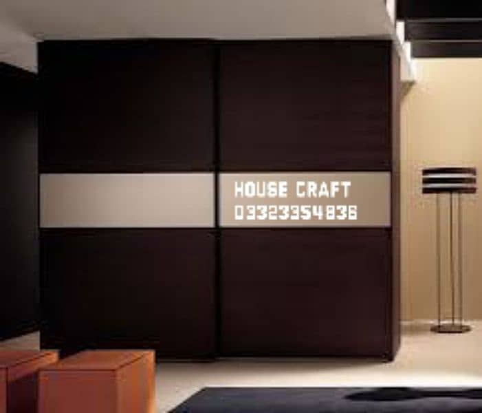 Almari Wardrobes Wall to Wall Cabinets Customize Size Available 7