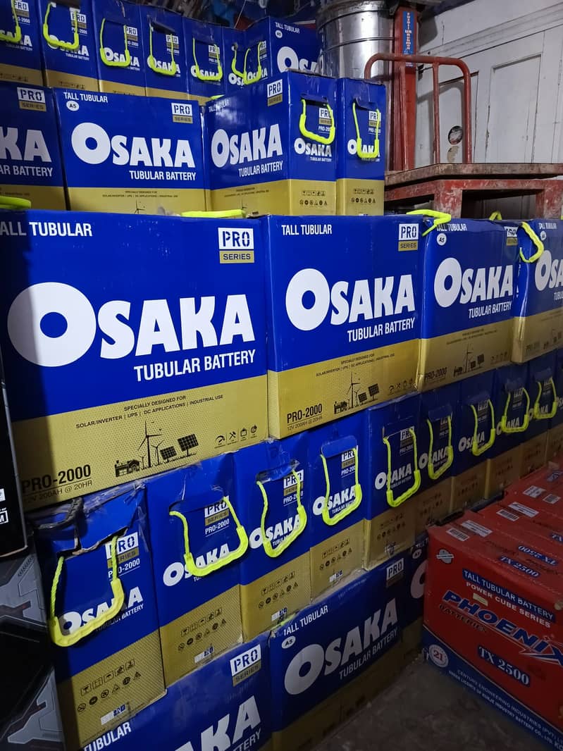 Tubular Osaka & SAGA Phoenix, Exide, Daewoo Brands All Types Availabel 2