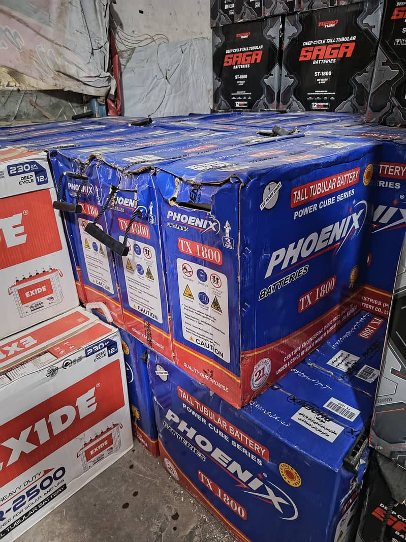 Tubular Osaka & SAGA Phoenix, Exide, Daewoo Brands All Types Availabel 3