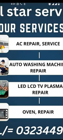 LED,LCD,TV, MICROWAVE OVEN,AC, AUTOMATIC WASHING MACHINE REPAIR SERVIC