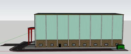 Peb shed / Containers Drawings / Steel Structure