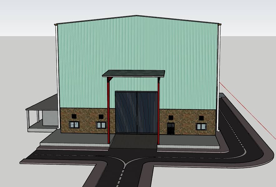 Peb shed / Containers Drawings / Steel Structure 1