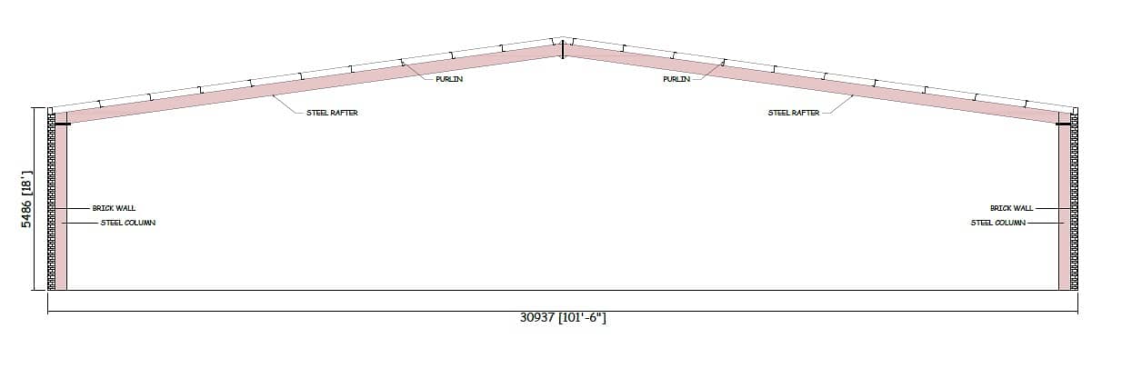 Peb shed / Containers Drawings / Steel Structure 4