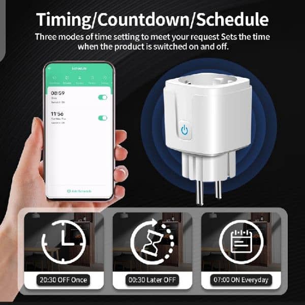 Smart wifi socket plug power monitoring (Free delivery) 5