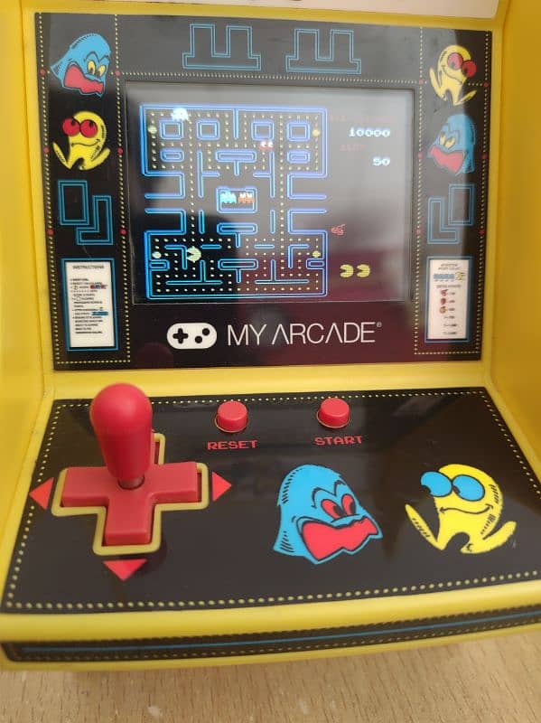 PACKMAN ARCADE GAME ANDROID CHARGER OR CELL SE CHALTA HA 8 INCH 1 GAME 5