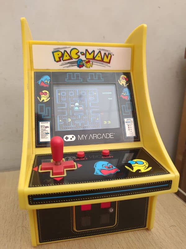 PACKMAN ARCADE GAME ANDROID CHARGER OR CELL SE CHALTA HA 8 INCH 1 GAME 6