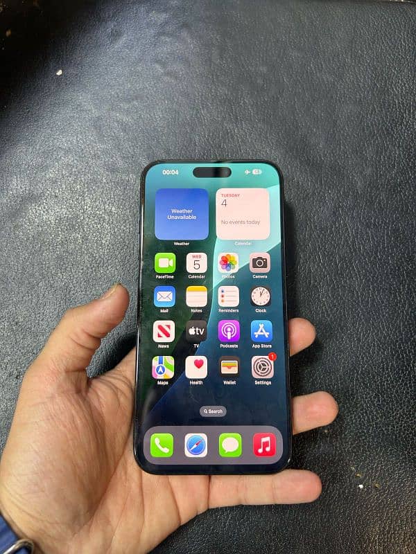 iPhone 15 pro Max blue titanium 256 GB jv 2