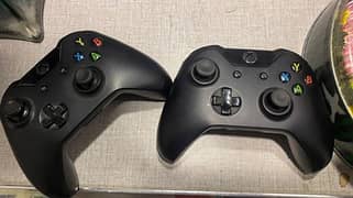 xbox one with 2 orignal controllers urgent sale