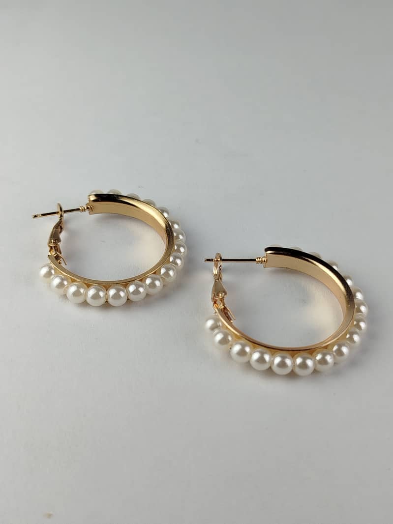 Regal Pearl Hoops 4