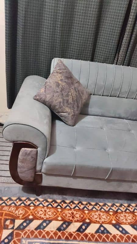 7 seater sofa only 2 months used . 5