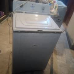 washing machine in metal body