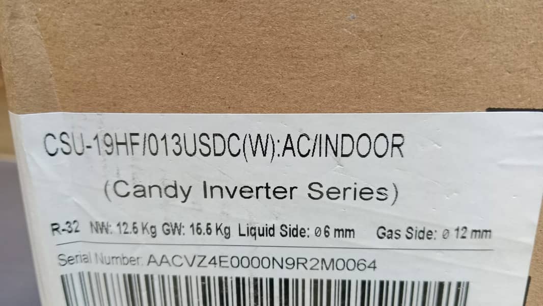 New model Candy by Haier 1.5 Ton Heat & Cool DC Inverter -White Colour 1