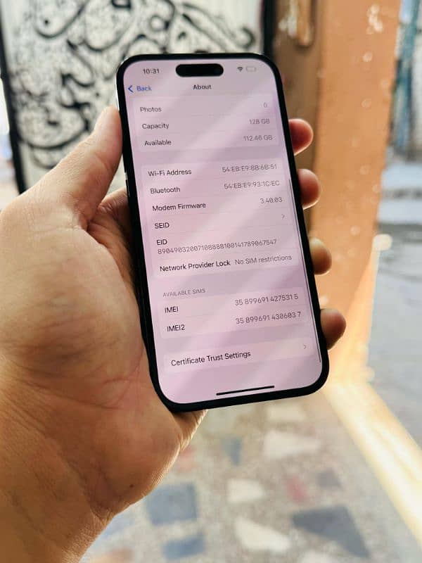 iphone 14 Pro Non PTA Full 4 Months Sim Time 10