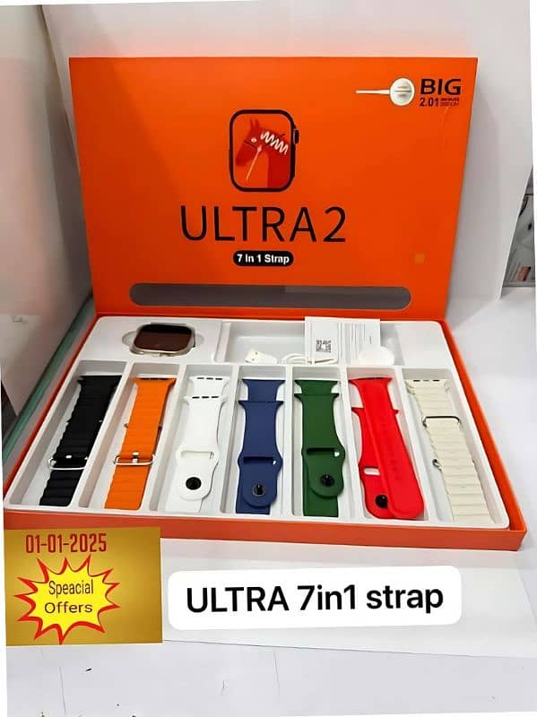 Ultra Smart Watch 7 Straps in 1 Watch 0