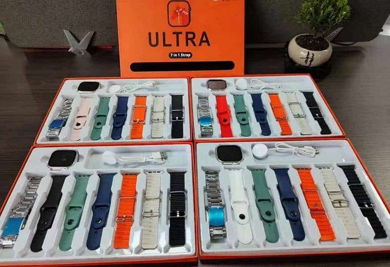 Ultra Smart Watch 7 Straps in 1 Watch 3