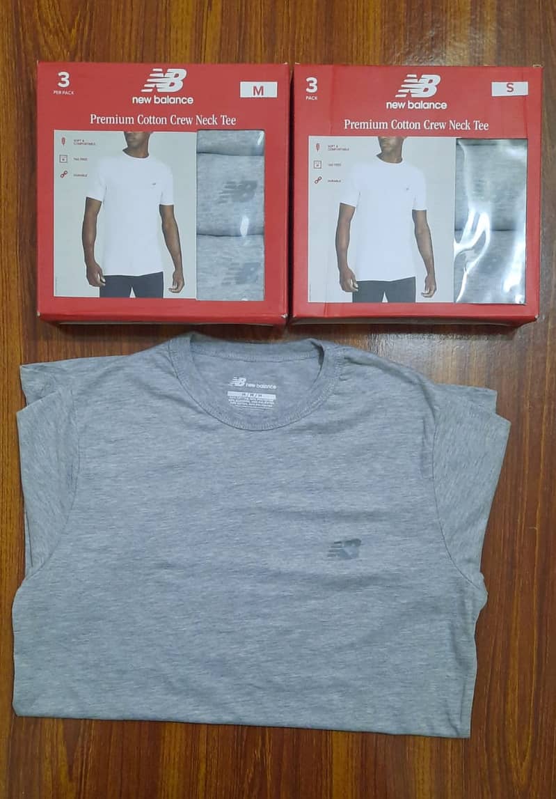  New Balance Crew Neck T-Shirts – Box Pack of 3 (Only 1400 PKR!)  5