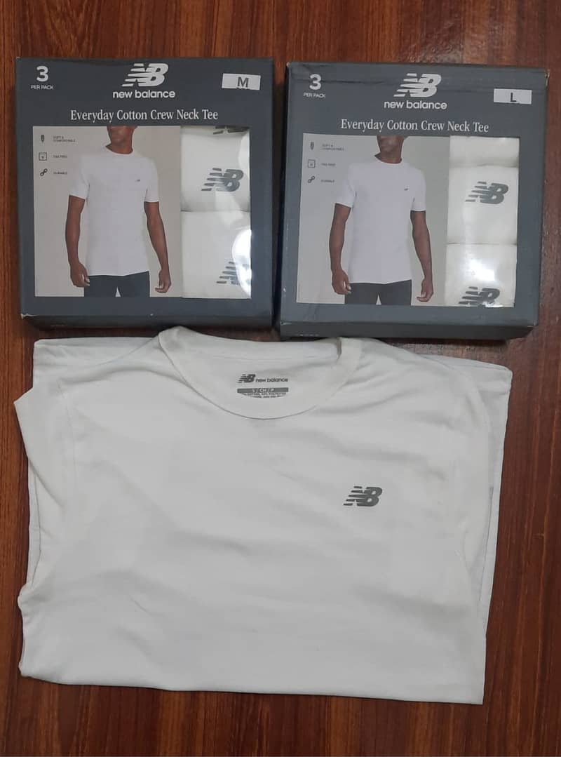  New Balance Crew Neck T-Shirts – Box Pack of 3 (Only 1400 PKR!)  6