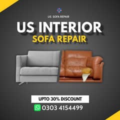 Sofa repair - Fabric change - Repairing seat repair - Furniture polish