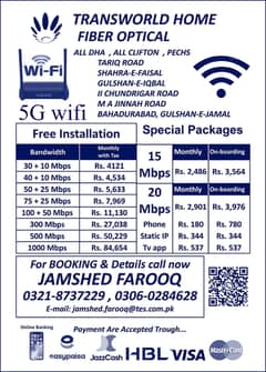 5G Internet Connection Free Installation