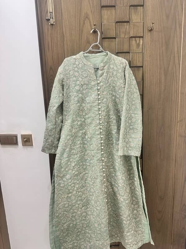 2pc maria b khaadi net gown 1