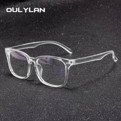 Trendy Transparent Glasses – Anti-Glare UV Protect & Stylish Look!