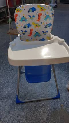 Juniors imported high chair. foldable, 10/10 condition