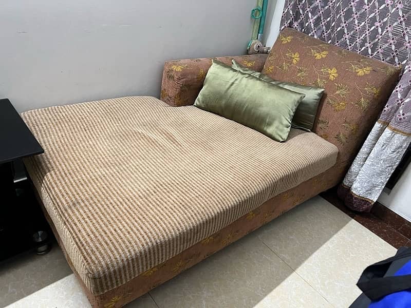 USED L SHAPE SOFA WITH CUSHIONS 2